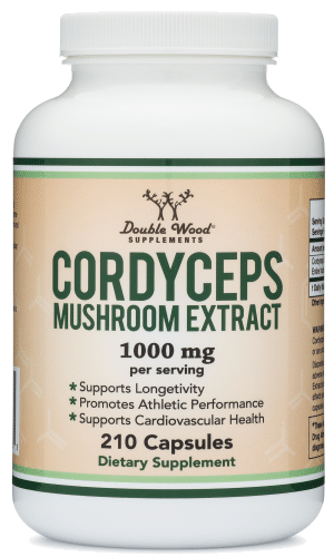 doube wood cordyceps bottle