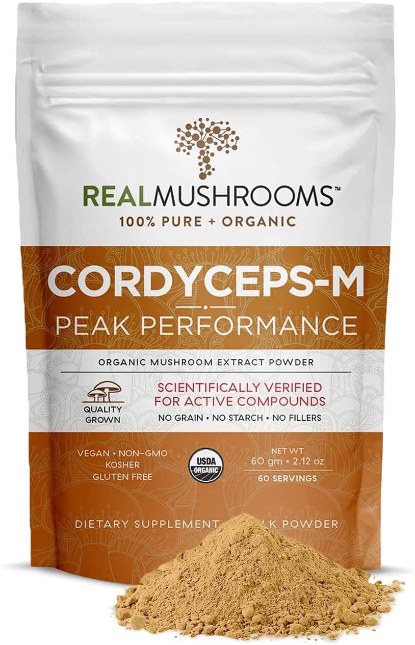 real mushrooms cordyceps powder