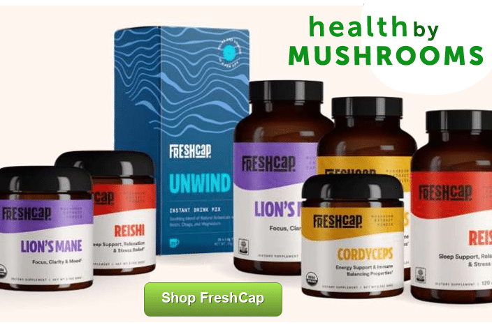 FreshCap Mushroom Powders Banner