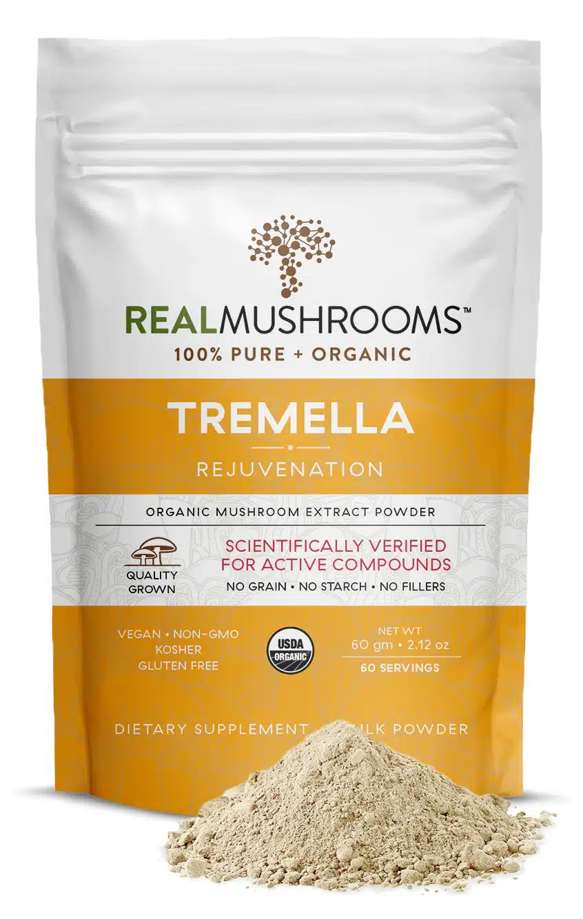 image of real mushrooms organic tremella powder