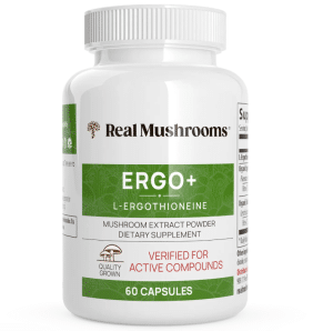 real mushrooms ergo+ shiitake mushroom supplement